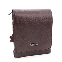 Мъжка чанта през рамо от естествена кожа в кафяв цвят – стил и удобство